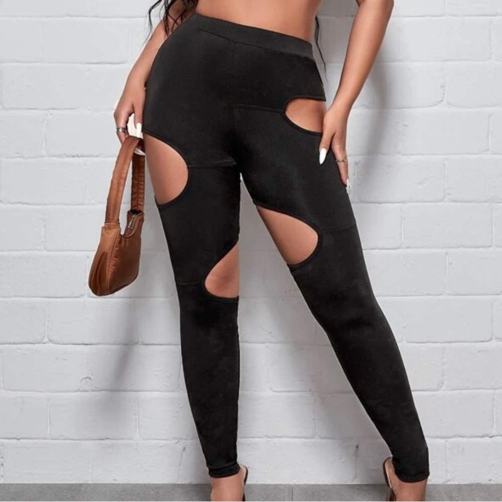 High Waist Cut Out Leggings